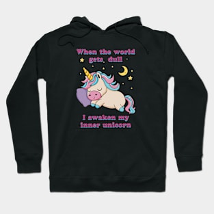 inner unicorn Hoodie